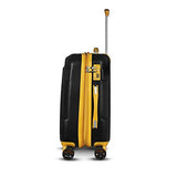 Gabbiano Enzo 3 Piece Expandable Hardside Spinner Luggage Set (Yellow)