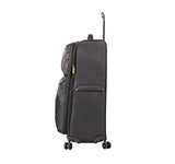 Lucas Ultra Lightweight Large Softside 28 Inch Expandable Luggage With Spinner Wheels (28In, Black)