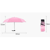 AutumnFall Fashion Mini Umbrella Compact Folding Travel Parasol Super Light Portable Small
