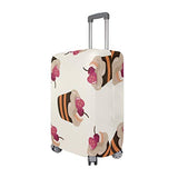GIOVANIOR Cartoon Cakes Cherry Luggage Cover Suitcase Protector Carry On Covers