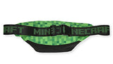Boys Minecraft Fanny Pack Bag -Black and Green Minecraft Creeper Face Fanny Pack Bag, Adjustable - (Unisex, Black Green)
