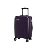 IT Luggage 20.9" Signature 8-Wheel Hardside Expandable Carry-on, Black Cordial - Purple