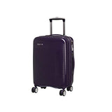 IT Luggage 20.9" Signature 8-Wheel Hardside Expandable Carry-on, Black Cordial - Purple