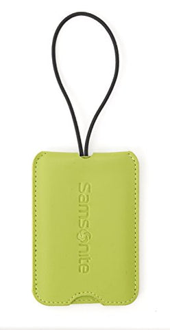 Samsonite 2-Pack Vinyl Id Tags, Vivid Green