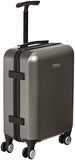 AmazonBasics Metallic Hardshell Carry-On Spinner Luggage Suitcase with TSA Lock - 20 Inch, Graphite