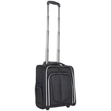 Kenneth Cole Reaction Lincoln Square 1680D Polyester 2-Wheel Underseater Carry-On, Black