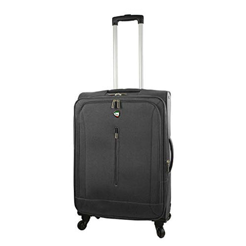 Mia Toro Italy Tena Softside 24 Inch Spinner, Gray