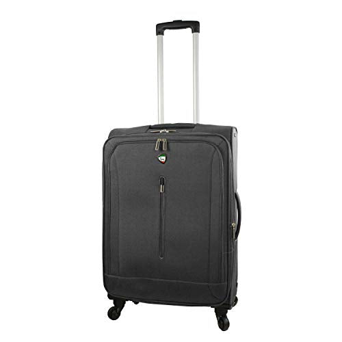Mia Toro Italy Tena Softside 24 Inch Spinner, Gray