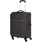 AmazonBasics Lightweight Softside Spinner - 3-Piece Set (22", 27", 32"), Black