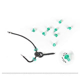 LIZHOUMIL 217/252pcs Carp Fishing Tackle Box Anti Tangle Sleeve line aligner Bait Screw Stoper carp Hook carp Sinker T0514-217 Pieces Without Corn