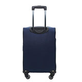 Travelers Club 20 Inch Carry On, Navy Blue