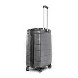 SSLine 3 Piece ABS Luggage Sets with Spinner Wheels,Expandable Suitcase Luggage Lightweight with TSA Lock,Hard Shell Spinner Carry On Suitcase (20 24 28 Inch) (Type-3, Gray)