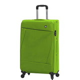Mia Toro Italy Civetta Softside 24 Inch Spinner Luggage, Green