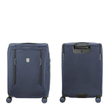 Victorinox Werks Traveler 6.0 Medium Softside Spinner Suitcase, 24-Inch, Blue