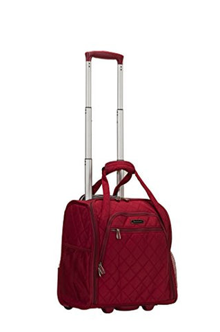 Rockland Wheeled Underseat Carry-On, Red, One Size