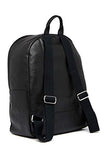 Cole Haan Men's Saunders Leather Zip Top Backpack (Black)