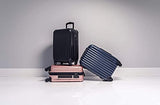 Aer de Aer Premium Carry On Luggage Spinner - Super Light Weight, Maximum Capacity - The Carry On, Re-Imagined, Navy