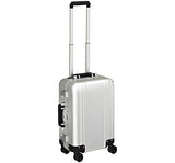 Zero Halliburton Classic Aluminum Carry-On 4 Wheel Spinner Travel Case Zrc19-Si (Silver)