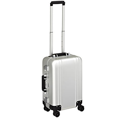 Zero Halliburton Classic Aluminum Carry-On 4 Wheel Spinner Travel Case Zrc19-Si (Silver)