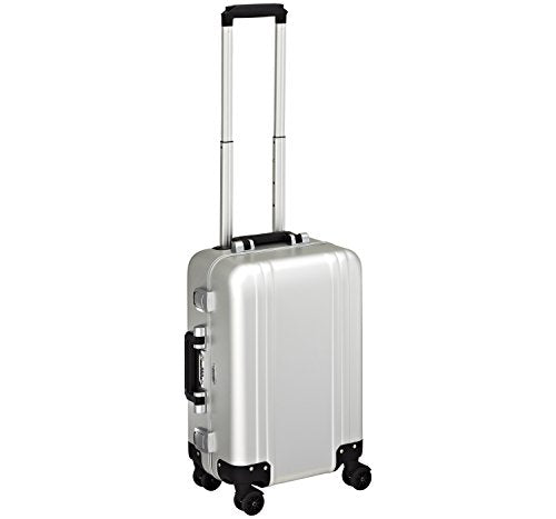Zero Halliburton Classic Aluminum Carry-On 4 Wheel Spinner Travel Case Zrc19-Si (Silver)