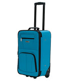 Rockland Fashion Softside Upright Luggage Set, Turquoise, 2-Piece (14/19)