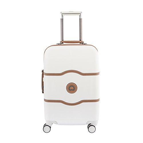 Delsey Luggage Chatelet Hard+ 21 Inch Carry On 4 Wheel Spinner Luggage, Champagne 21
