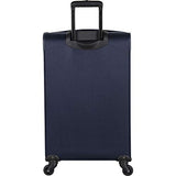 Anne Klein 3 Piece Expandable Spinner Luggage Suitecase Set, Navy