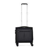 ZH Carry-On Luggage Business Travel Wheeled Rolling Laptop PC Tablet Computer Trolley Backpack, Suitcase Hand Luggage Cabin Approved Bag Lightweight for Trave Men Women