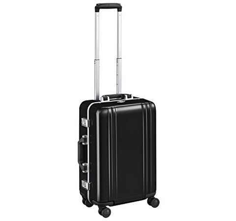 Zero Halliburton Classic Polycarbonate 2.0-22" 4-Wheel Travel Case, Black