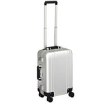 Zero Halliburton Classic Aluminum Carry On 4 Wheel Spinner Travel Case, Silver, One Size