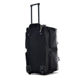 Olympia Luggage 26" 8 Pocket Rolling Duffel Bag, Black, One Size