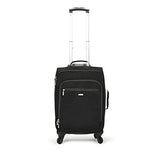 Baggallini 4 Wheel Carry-on, black/charcoal