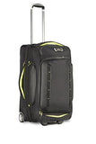 High Sierra At8 Wheeled Upright Duffel Bag, Black/Zest, 26"