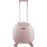 Kensie Luggage Gemstone 20" Dual Spinner Carry-On with TSA Lock (Rose Gold)