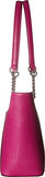Calvin Klein Hayden Mercury Leather East/West Tote, Magenta