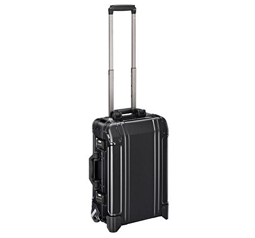Zero Halliburton Geo Aluminum 3.0 - Carry-On 2-Wheel Travel Case, Black
