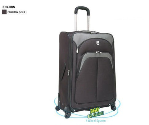 Lexington 3 Piece Luggage Set Color: Brown