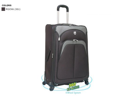 Lexington 3 Piece Luggage Set Color: Brown