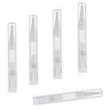 Baoblaze 5Pcs/Kit Portable Travel Eyelash Lip Gloss Tube Nail Cuticle Oil Teeth Whitening Twist Pen