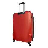 Mia Toro Italy Fibre Di Carbonio Moderno Hardside 28 Inch Spinner Luggage,White