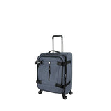 Mia Toro M1135-20In-Gry Italy Ischia Softside Spinner 20" Carry-On, Gray