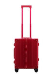 ALEON 21" Aluminum International Carry-On Hardside Luggage (Ruby)