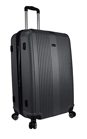 Mancini Santa Barbara 28" Lightweight Spinner Luggage in Black