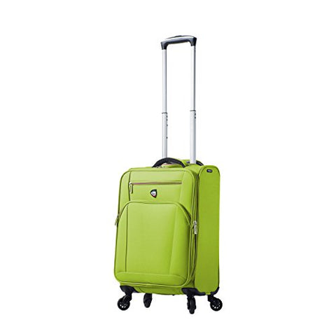 Mia Toro Italy Aria Softside Spinner Carry-On-Green Apple