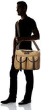 Tommy Bahama Canvas Messenger Bag - Satchel Shoulder Bag for Men Large Bookbag with Padded Laptop Pocket, Tan