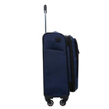 Travelers Club 20 Inch Carry On, Navy Blue