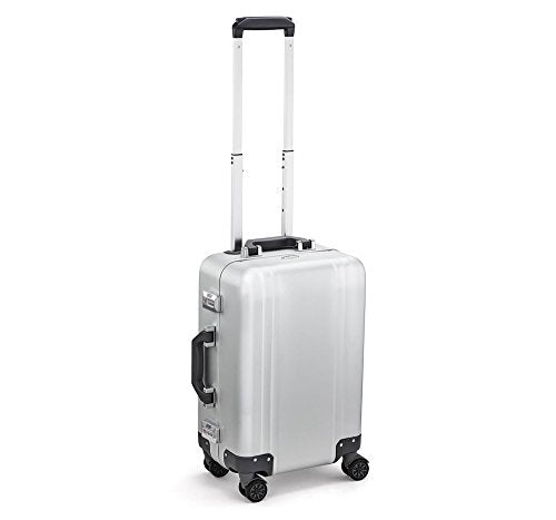 Zero Halliburton Classic Aluminum 2.0 Carry On Spinner Luggage (SILVER)