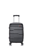 Dukap Rodez Lightweight Hardside Spinner 20'' Inches Carry-On Black