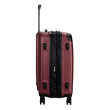 Kenneth Cole Reaction Renegade 24” Lightweight Hardside Expandable 8-Wheel Spinner Checked-Size Luggage, Sangria, inch