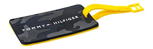 Tommy Hilfiger Camo Luggage Tag, Black